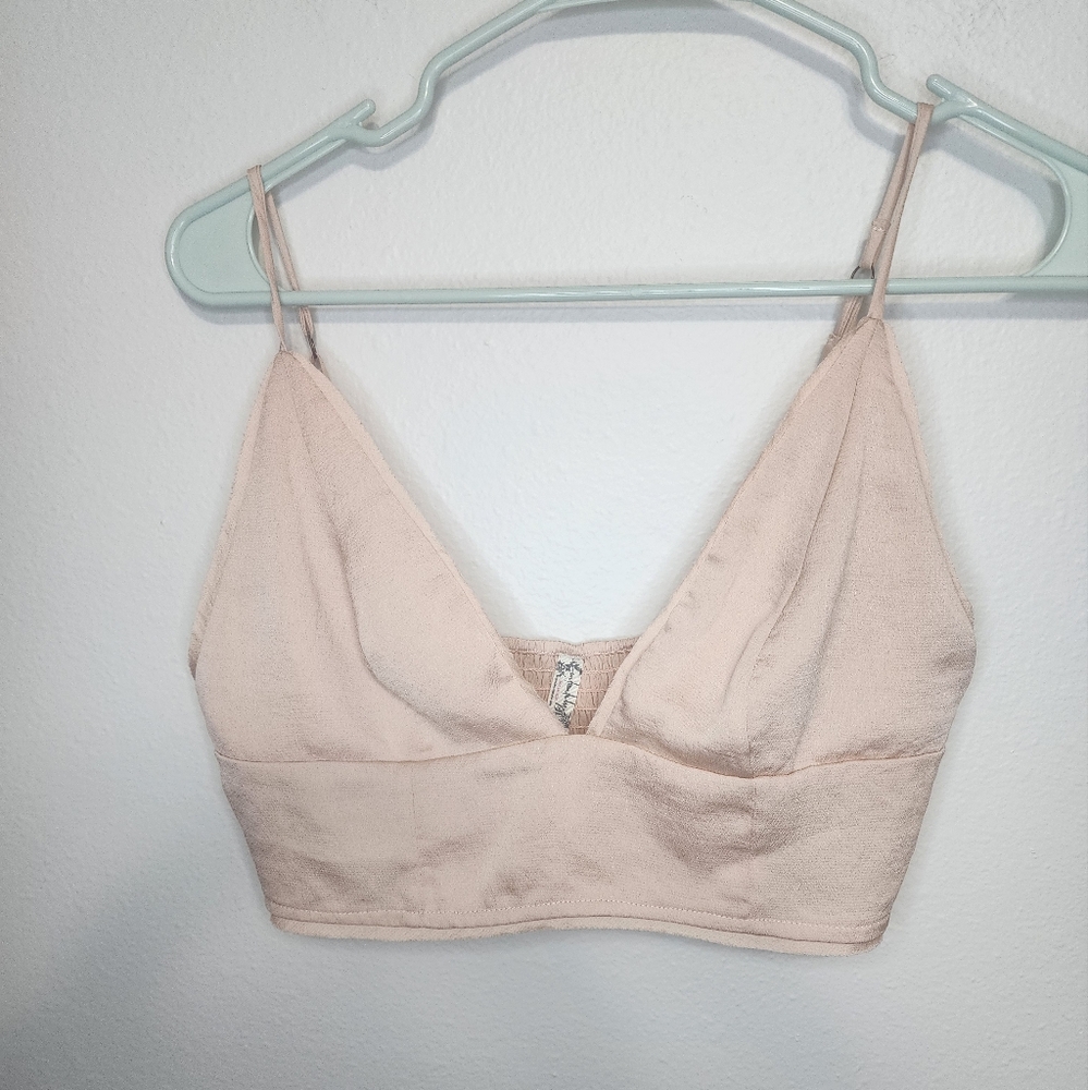 New NWT Free people ballerina pink bralette - Picture 1 of 4